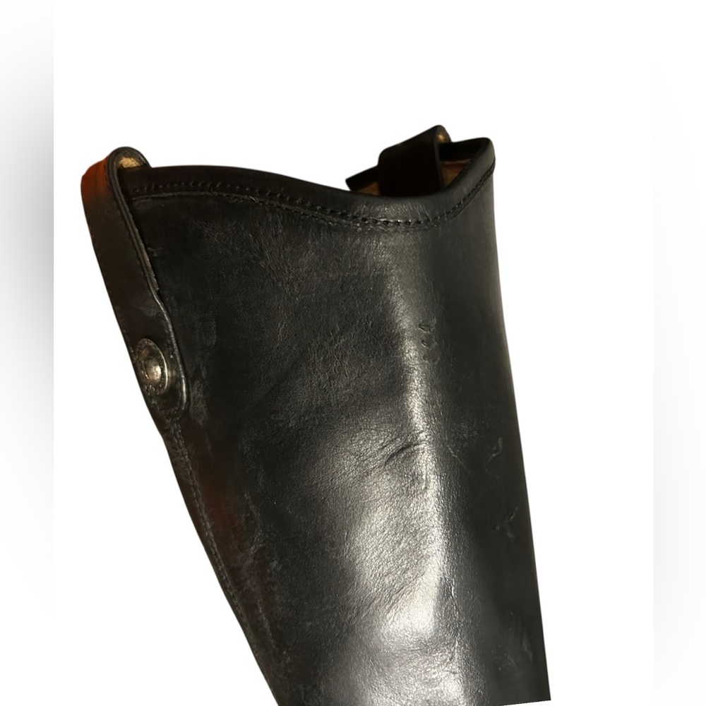 Frye Melissa Button Boot Women’s Black Leather Riding Boots - 7.5 B - Picture 16 of 16